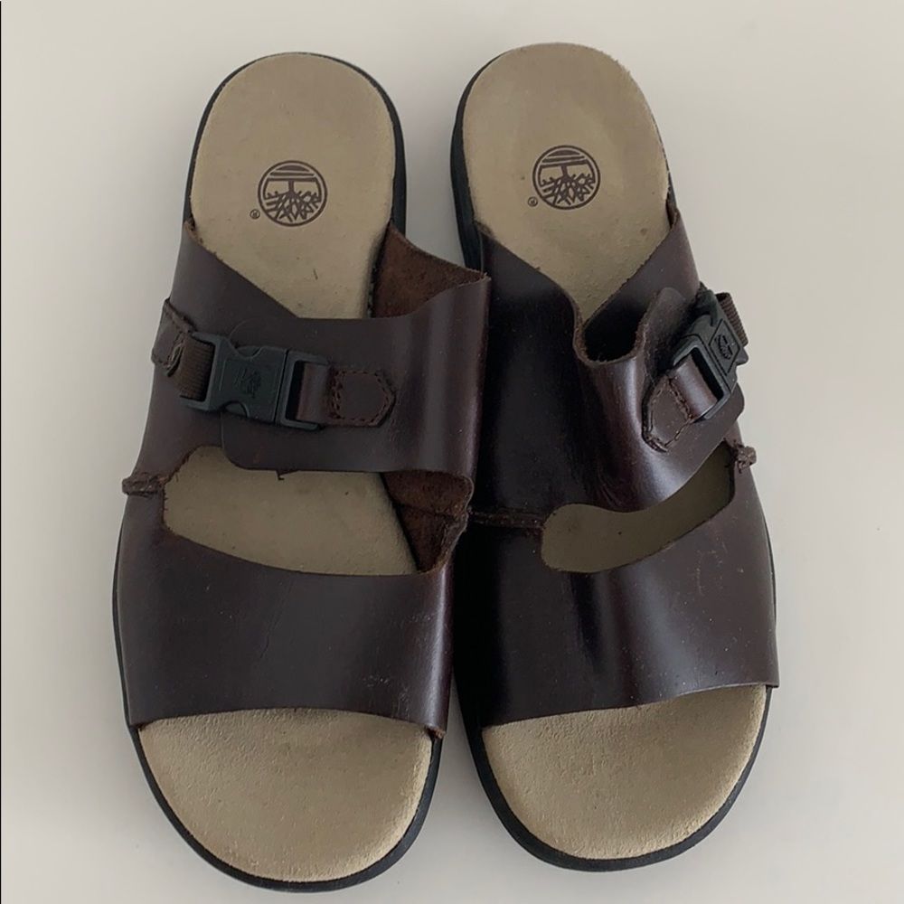 NWT Timberland leather slippers-6.5